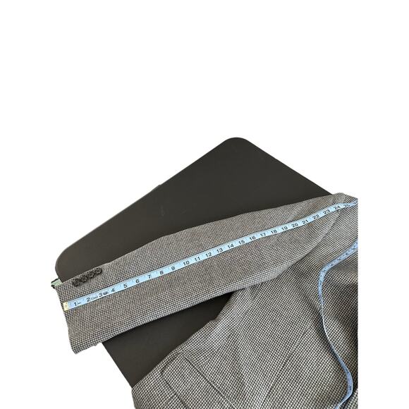 Ralph Lauren Men's Wool Houndstooth Business Career Blazer Sport Coat Size 42L - Picture 9 of 10